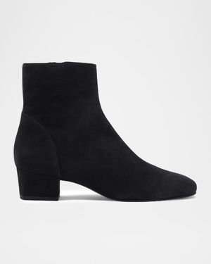 Ulyssa Suede Ankle Boots with Hidden Wedge