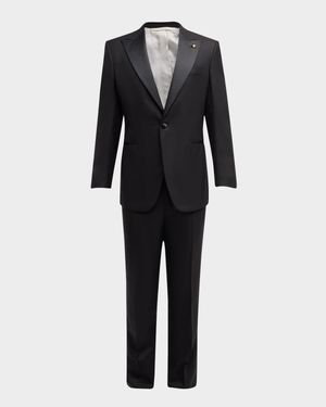 Men's One-Button Wool Tuxedo