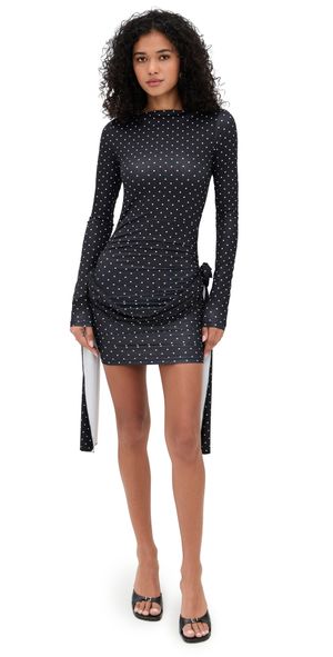 Lioness Glory Mini Dress Onyx Polka L