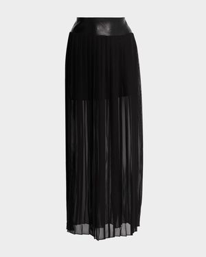 Felice Pleated Maxi Skirt