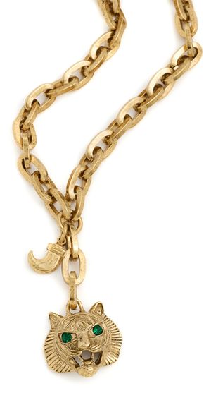 Elizabeth Cole Tarina Necklace Gold One Size