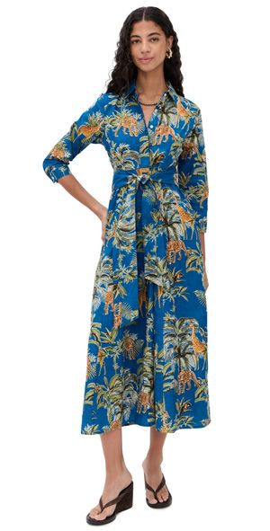 Guadalupe Design Luciana Jungle Dress Blue S