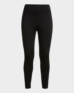 High-Rise Cropped Terry Leggings