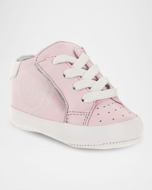 Kid's Lambskin Leather Sneakers, Baby/Toddler