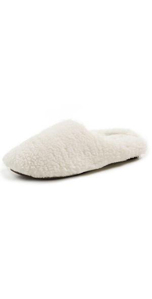 Eberjey Sherpa Slippers Ivory M