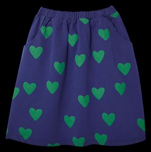 The Campamento - Jupe courte imprimée en coton - Taille 4ans - Bleu