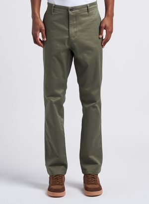 Dockers - Pantalon chino en coton stretch - Taille 36/34 - Vert