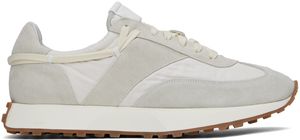 Rhude White & Gray Runner Sneakers