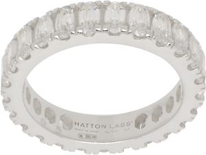 Hatton Labs Silver Elliptical Eternity Ring