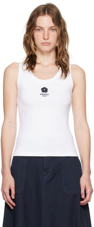 Kenzo White Kenzo Paris Boke Flower 2.0 Tank Top