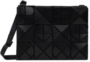 BAO BAO ISSEY MIYAKE Black Font Crossbody Bag