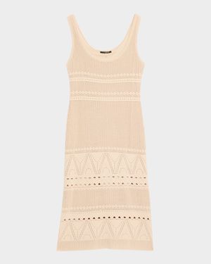 Emerson Scoop-Neck Cotton Knit Dress