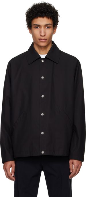 Jil Sander Black Logo Jacket