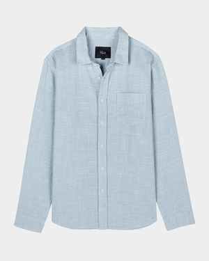 Men's Wyatt Cotton Casual Button-Down Shirt