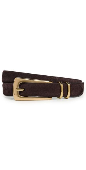Madewell Elongated Buckle Belt Coffee Bean L