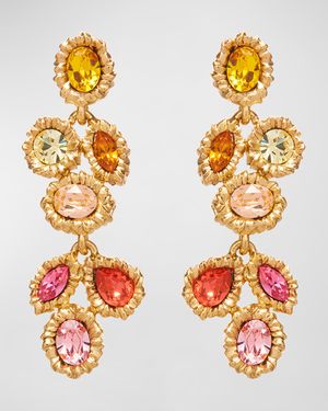 Lintzer Crystal Drop Earrings