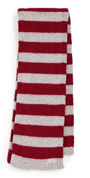 Damson Madder Stripe Skinny Scarf Multi One Size