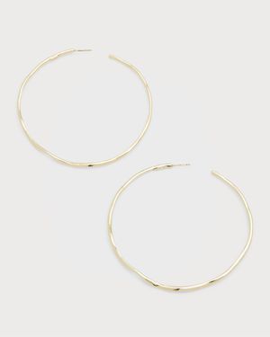 Classico Squiggle Hoops in 18K Gold
