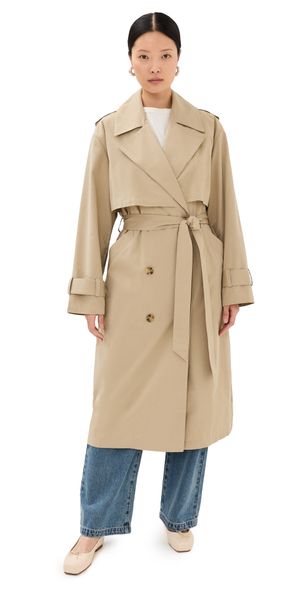 Joe's Jeans The Elizabeth Trench Coat Biscotti XS