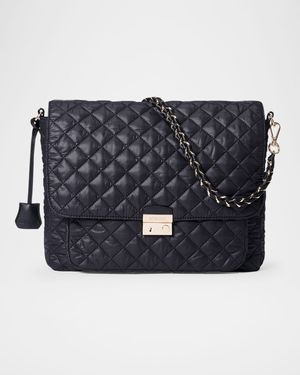 Crosby Lock Large Quilted Crossbody Bag