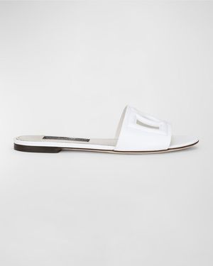 Cutout DG Flat Slide Sandals