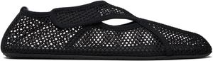 ALAÏA Ballerines noires en résille