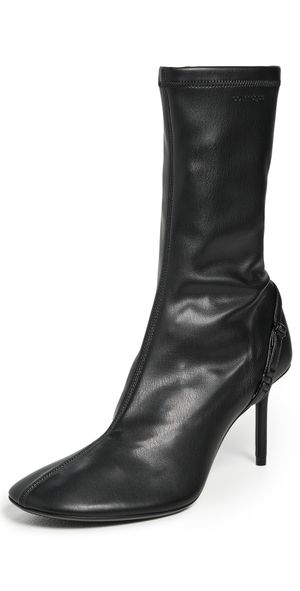 Courrèges Oblique Strap Boots Black 37