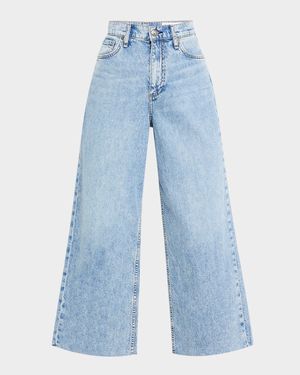 Featherweight Andi High-Rise Wide Ankle Jeans