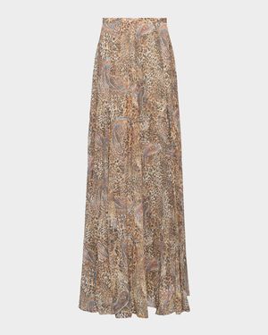 Valencia Leopard Patricia Maxi Skirt
