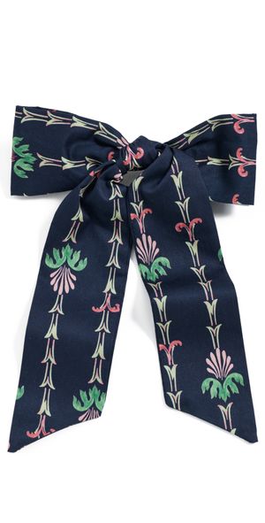 Hill House Home The Belle Bow Trailing Fern, Navy Multi One Size