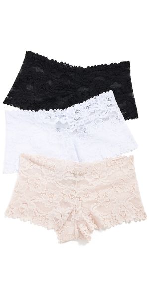 HONEYDEW Natalya Tanga 3 Pack Black/White/Seltzer L