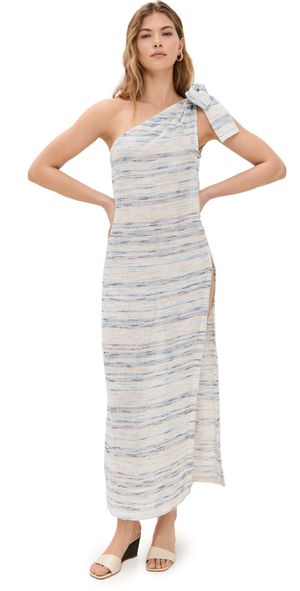Lisa Marie Fernandez Sarong Dress Sea Striped Gauze 3