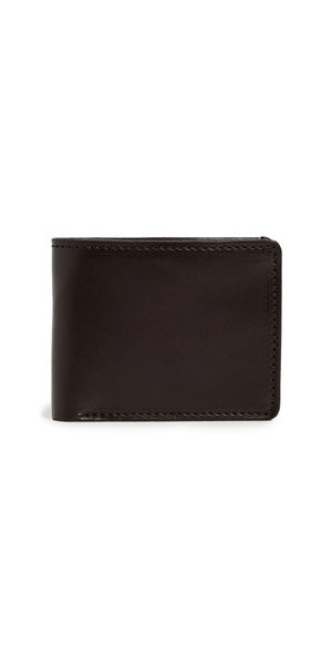Filson Leather Bifold Wallet Brown One Size