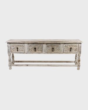 Carmen Carved Drawer Console