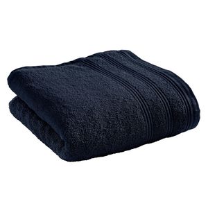 Coton Pur - Serviette de toilette 100 coton pigné - Taille 50x100 - Bleu
