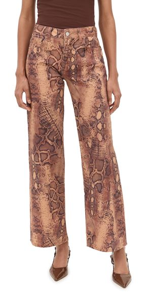 Runaway the Label Zavier Straight Leg Jeans Tan Viper XL