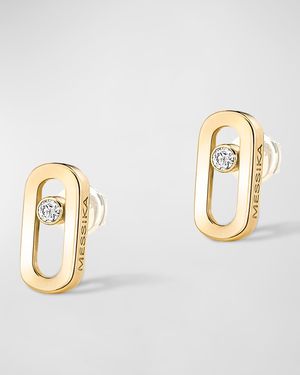 Move Uno 18K Yellow Gold Stud Earrings