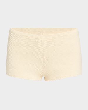 The Celeste Knit Micro Shorts