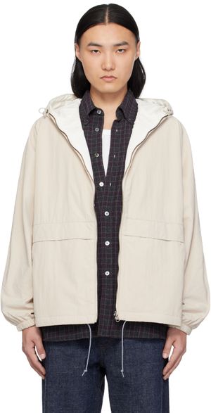 nanamica Beige Reversible Hooded Jacket