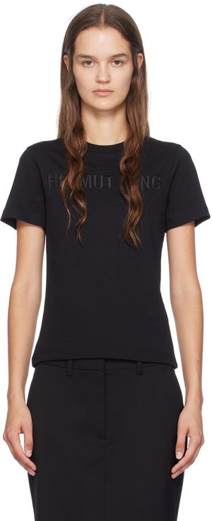 Helmut Lang Black Slim Logo T-Shirt