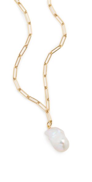 HART Long Chain with Baroque Pearl Necklace Pearl/Gold One Size