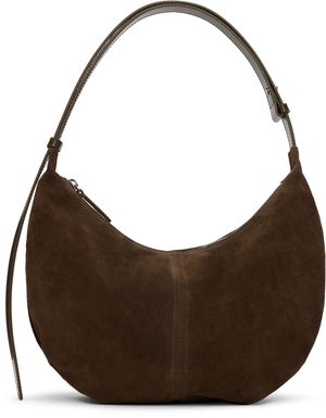 Nothing Written Brown Leather Shoulder Bag