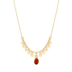 Nilai - Collier simran - Taille Unique - Rouge