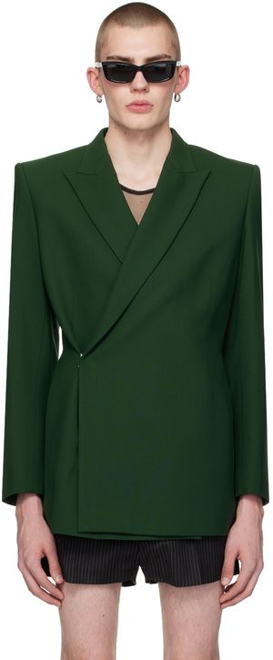EGONlab Veston vert exclusif à SSENSE