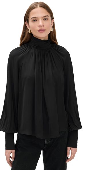 ANINE BING Black Anne Top Black L