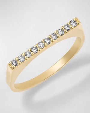 Flawless Geometric Single Band Ring