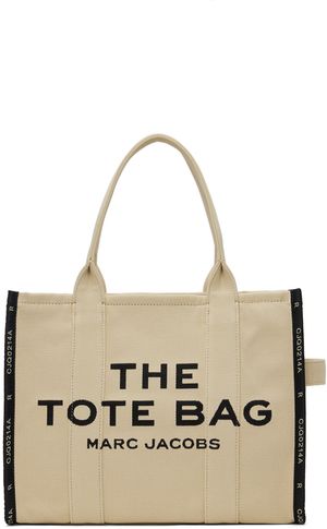 Marc Jacobs Beige Large 'The Jacquard' Tote