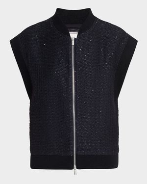 Sequin Shimmer Vest