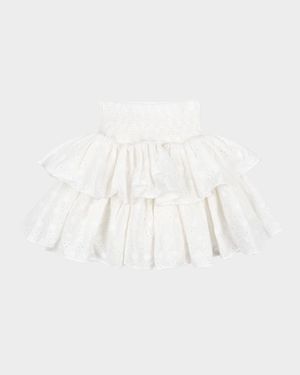 Lacey Smock Tiered Skirt, Size 9M-10