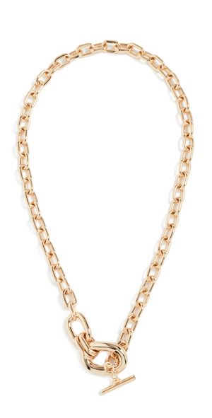 rabanne XL Link Pendant Necklace Gold One Size